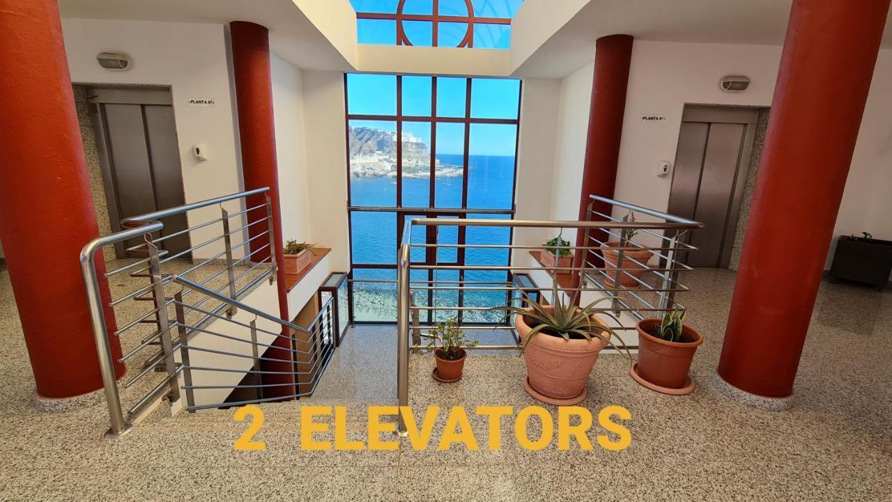 פלאיה דל קורה Deluxe 3 Rooms74M2,2Air Condit 2Tv Seaview On Amadores,2 Heatpools, Parking, 600 Mb,Dishwasher,2Lift,,3 Beaches מראה חיצוני תמונה