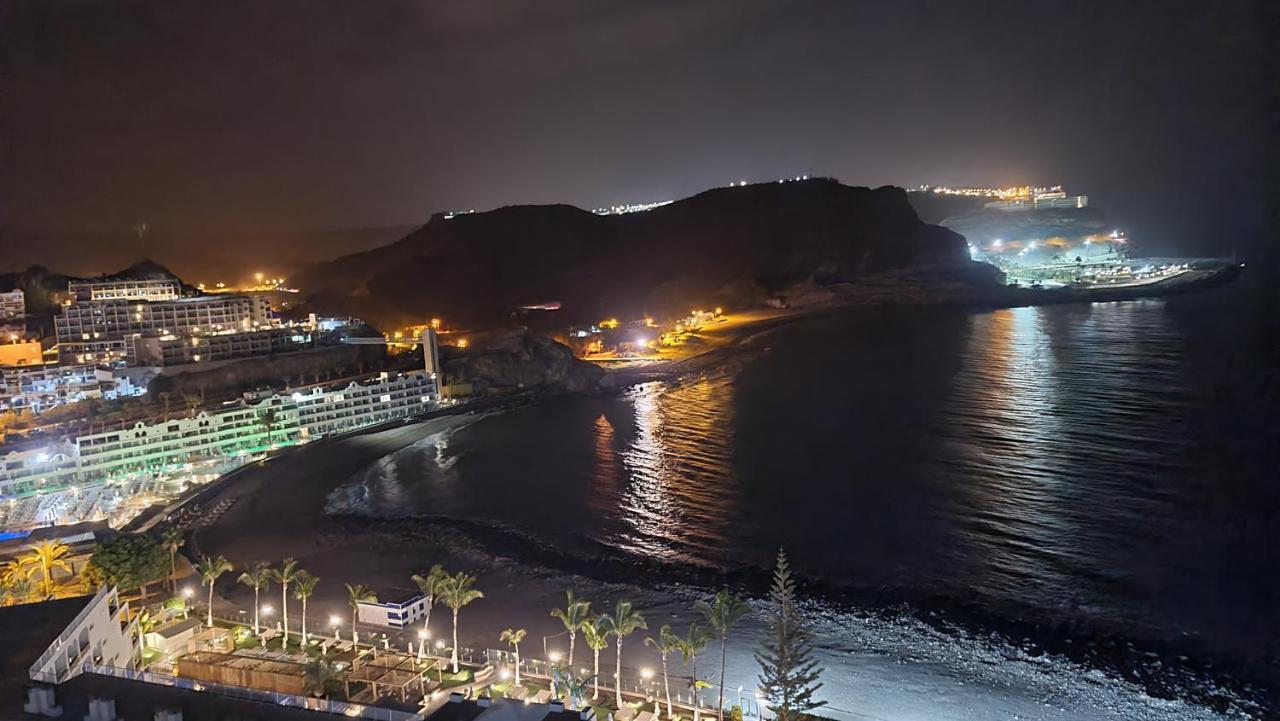 פלאיה דל קורה Deluxe 3 Rooms74M2,2Air Condit 2Tv Seaview On Amadores,2 Heatpools, Parking, 600 Mb,Dishwasher,2Lift,,3 Beaches מראה חיצוני תמונה