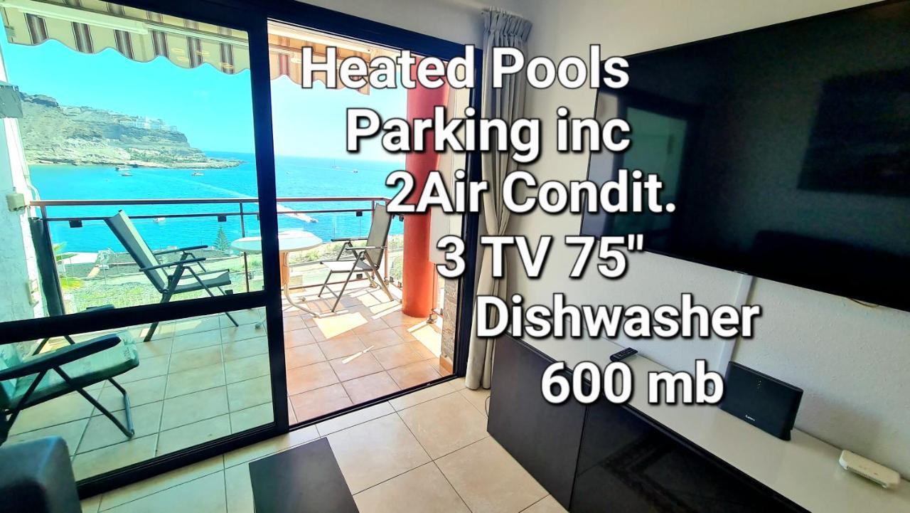 פלאיה דל קורה Deluxe 3 Rooms74M2,2Air Condit 2Tv Seaview On Amadores,2 Heatpools, Parking, 600 Mb,Dishwasher,2Lift,,3 Beaches מראה חיצוני תמונה