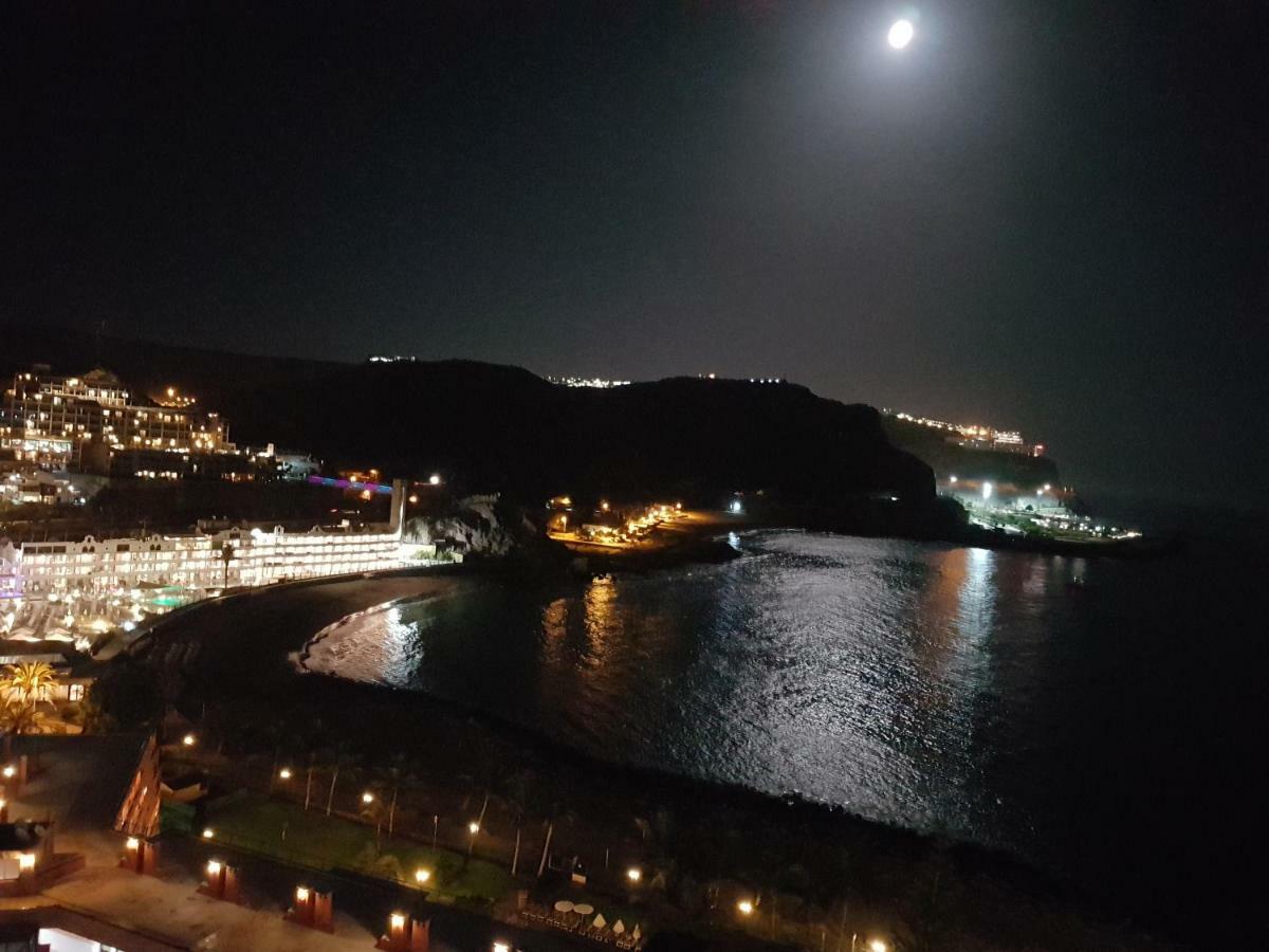 פלאיה דל קורה Deluxe 3 Rooms74M2,2Air Condit 2Tv Seaview On Amadores,2 Heatpools, Parking, 600 Mb,Dishwasher,2Lift,,3 Beaches מראה חיצוני תמונה