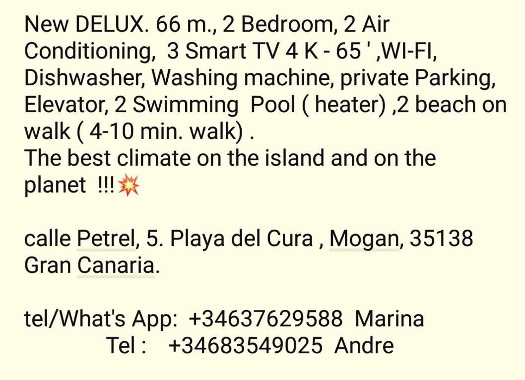 פלאיה דל קורה Deluxe 3 Rooms74M2,2Air Condit 2Tv Seaview On Amadores,2 Heatpools, Parking, 600 Mb,Dishwasher,2Lift,,3 Beaches מראה חיצוני תמונה