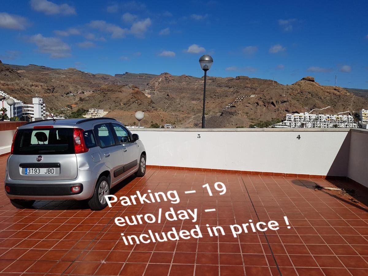 פלאיה דל קורה Deluxe 3 Rooms74M2,2Air Condit 2Tv Seaview On Amadores,2 Heatpools, Parking, 600 Mb,Dishwasher,2Lift,,3 Beaches מראה חיצוני תמונה